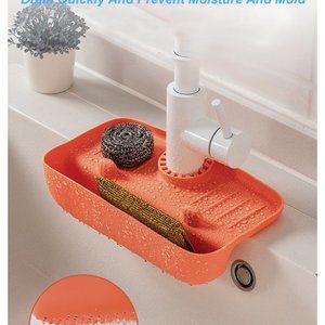 Splash Faucet Drain Gaurd Rack Super Absorbent Fast Drying Mat Sink Gadget Drip